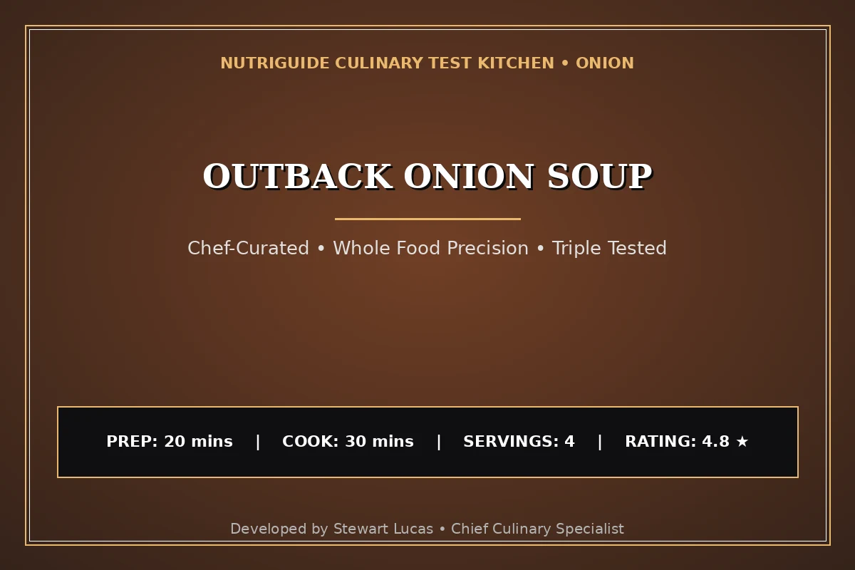 Outback Onion Soup