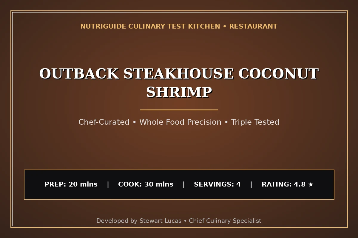 Outback Steakhouse Coconut Shrimp