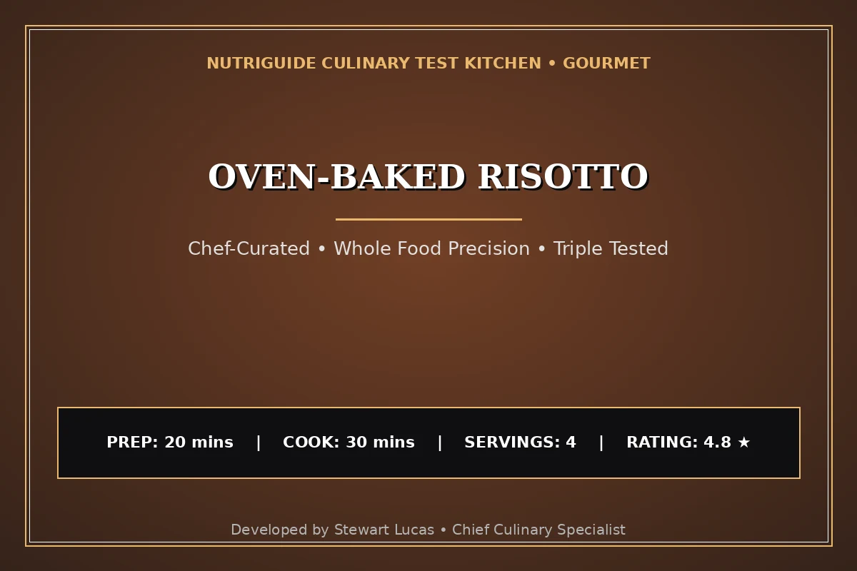 Oven-Baked Risotto