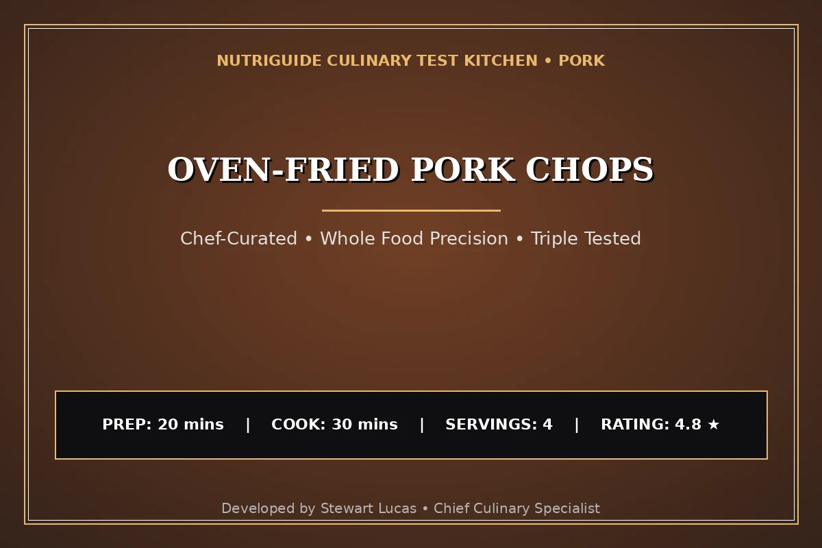 Oven-Fried Pork Chops