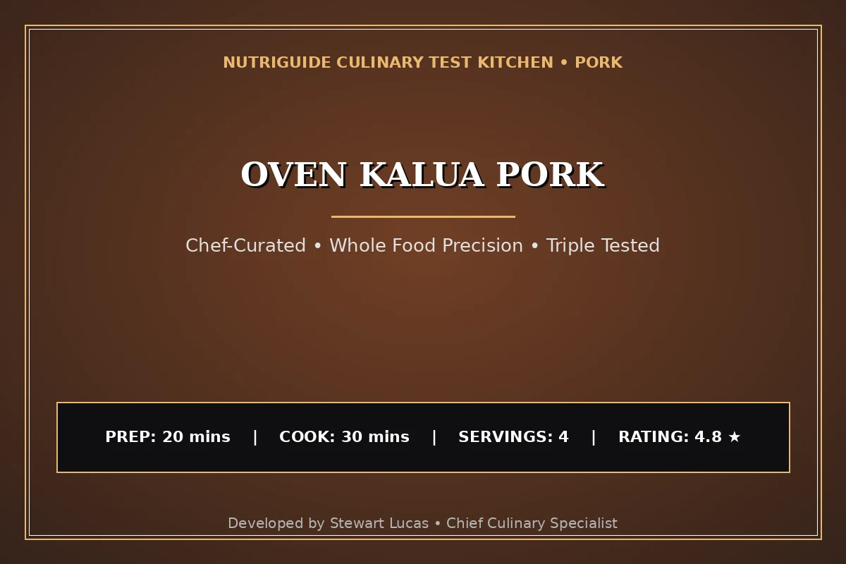 Oven Kalua Pork