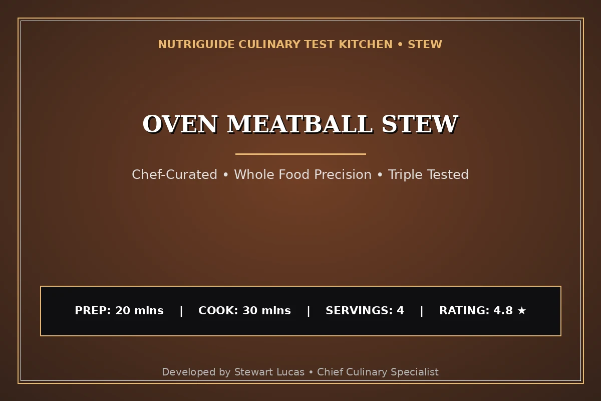 Oven Meatball Stew