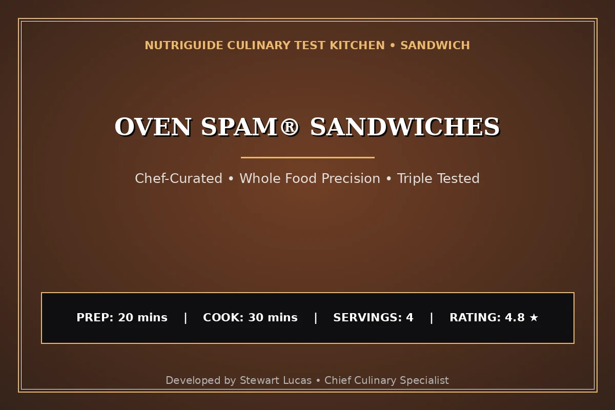Oven Spam® Sandwiches