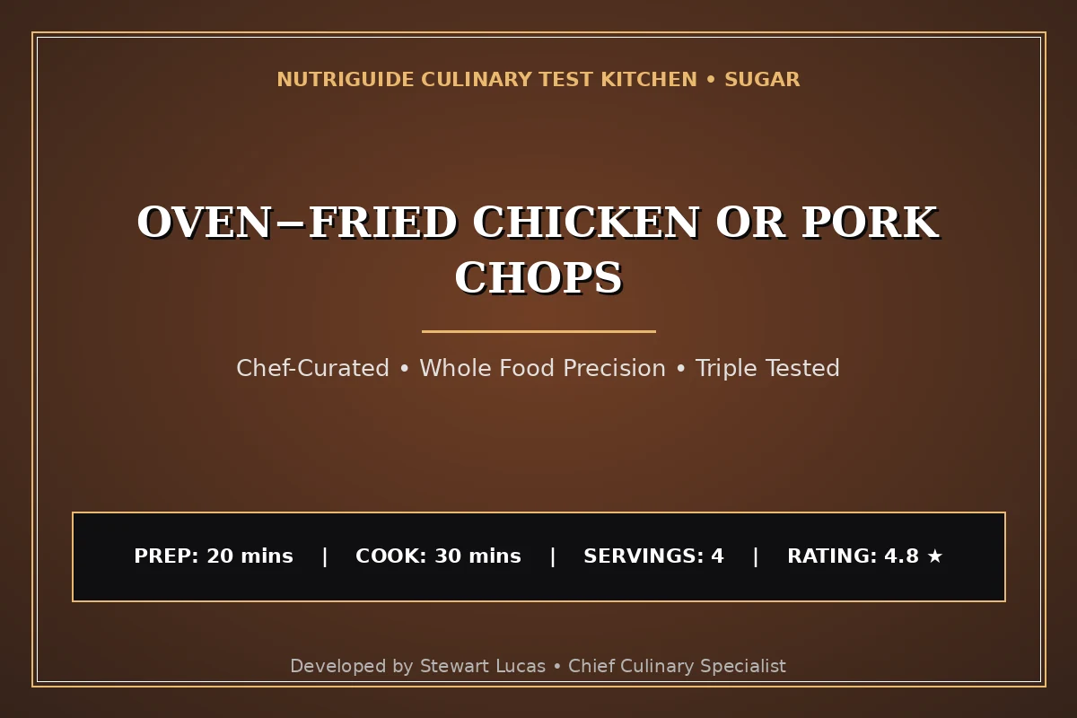 Oven−Fried Chicken Or Pork Chops