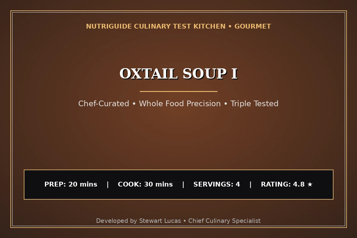 Oxtail Soup I