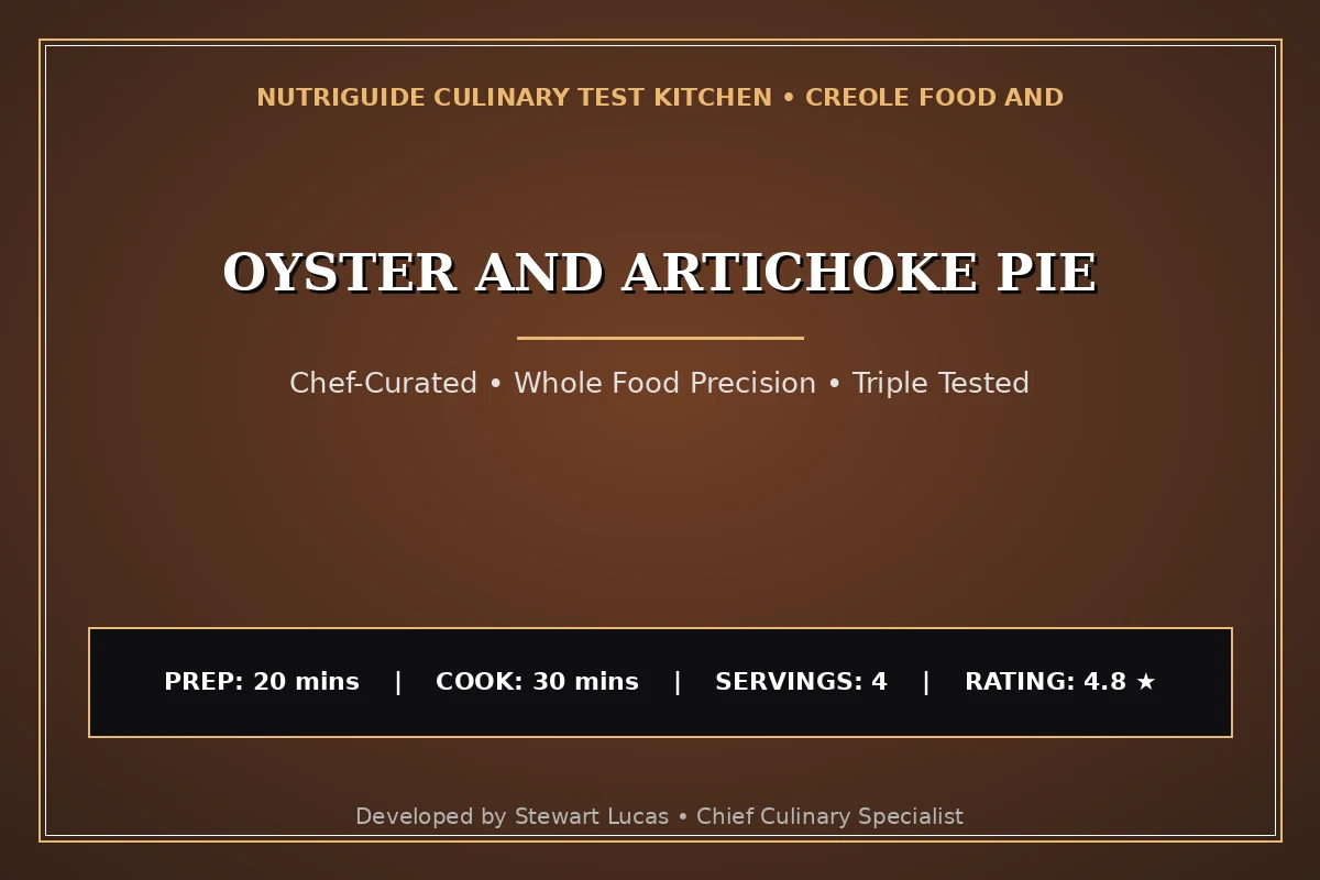 Oyster And Artichoke Pie
