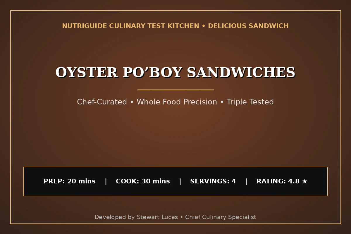 Oyster Po’Boy Sandwiches