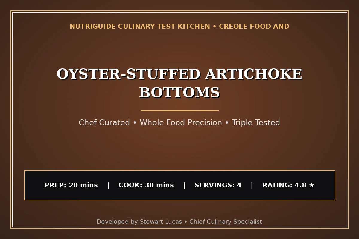 Oyster-Stuffed Artichoke Bottoms