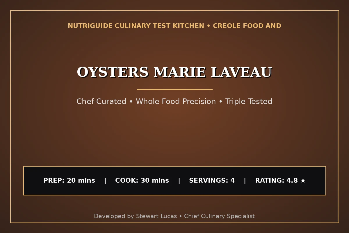 Oysters Marie Laveau
