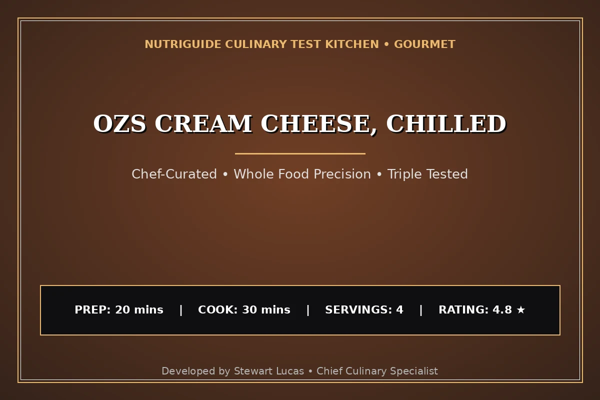 Ozs Cream Cheese, Chilled