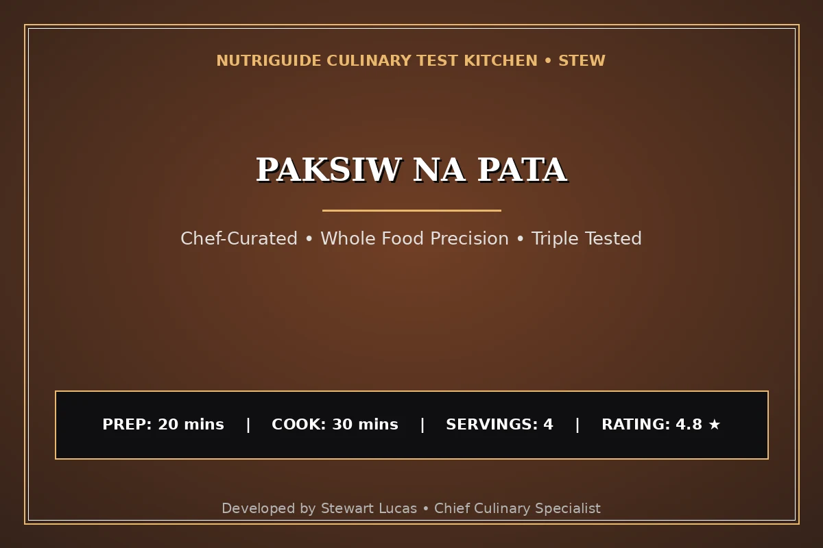Paksiw Na Pata