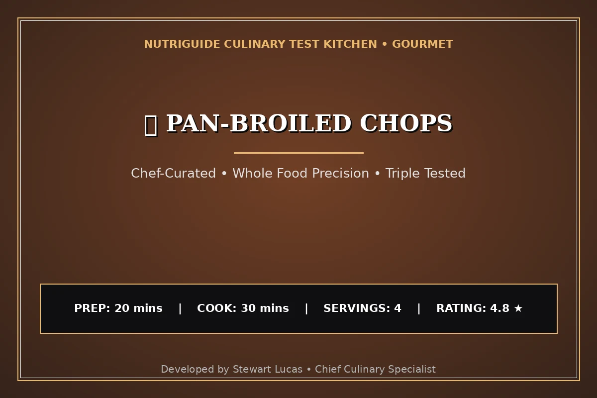  Pan-Broiled Chops