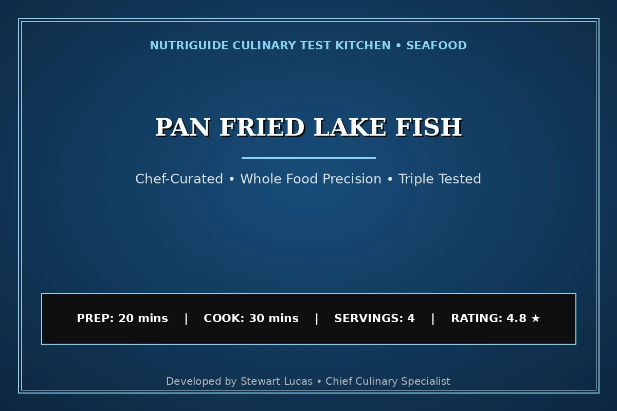 Pan Fried Lake Fish