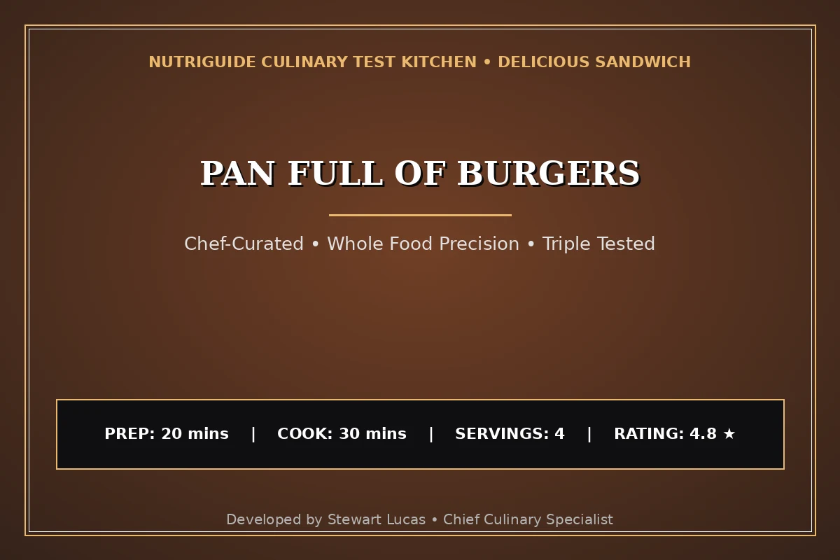 Pan Full Of Burgers