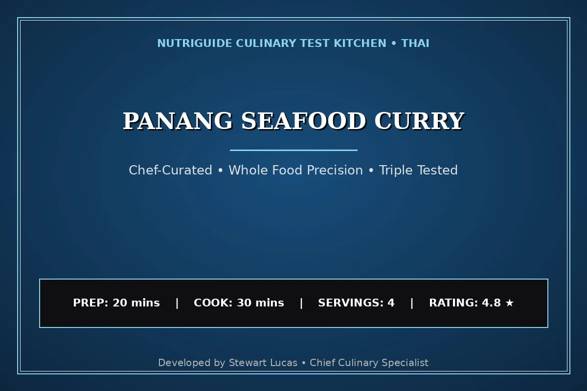 Panang Seafood Curry