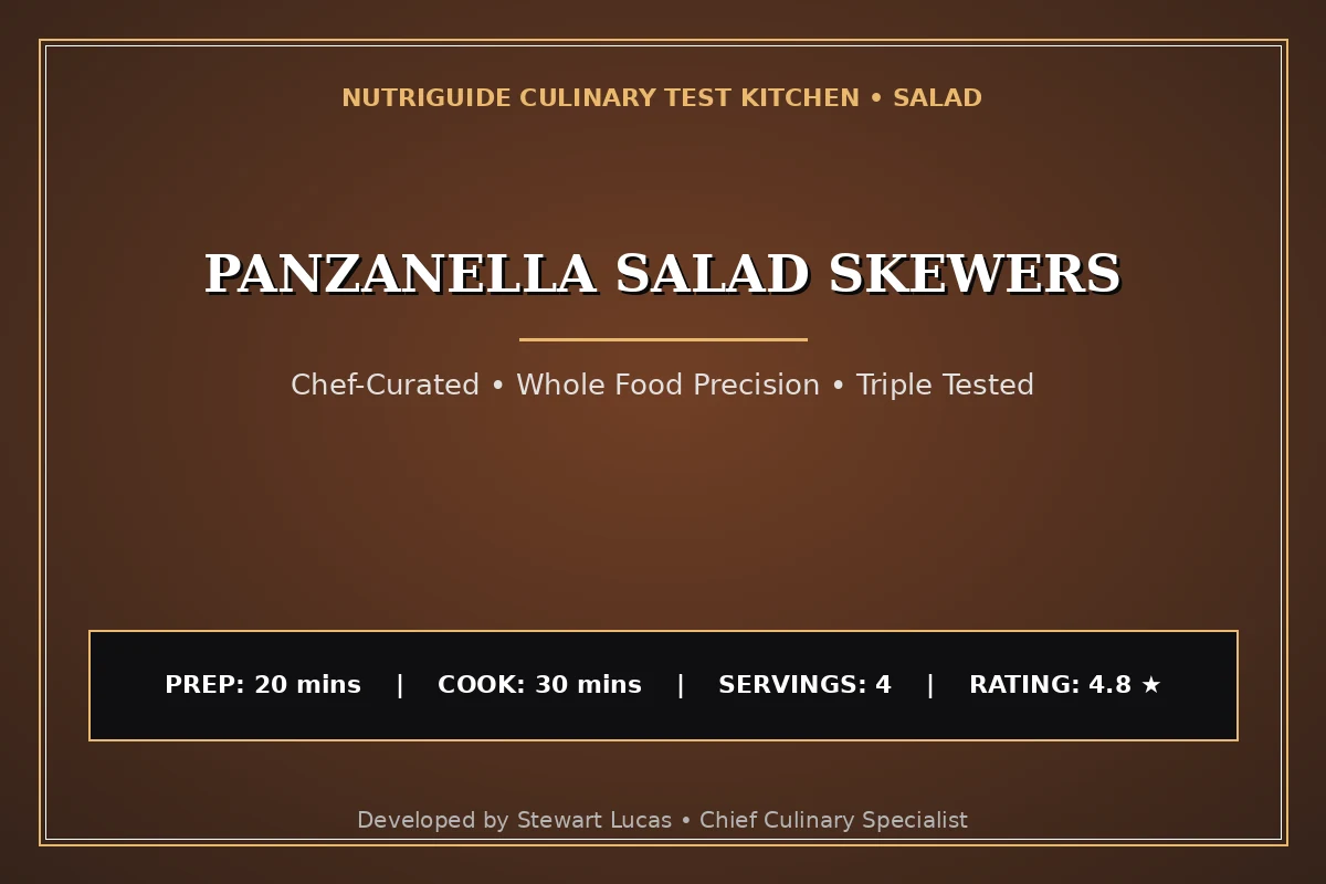 Panzanella Salad Skewers