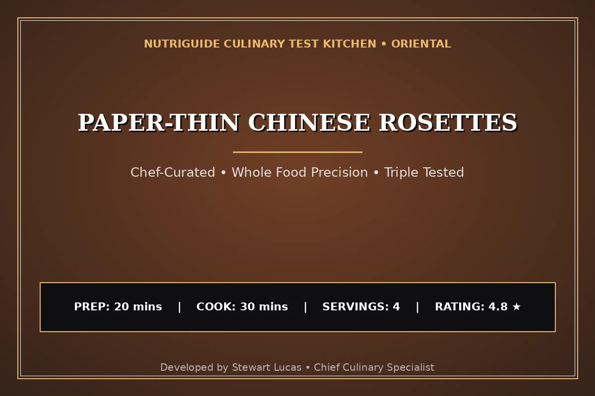 Paper-Thin Chinese Rosettes