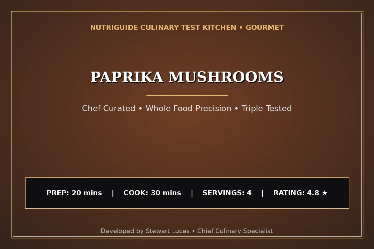 Paprika Mushrooms
