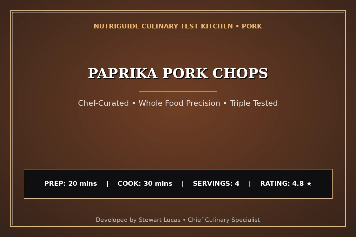 Paprika Pork Chops