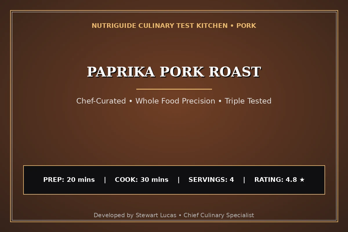 Paprika Pork Roast