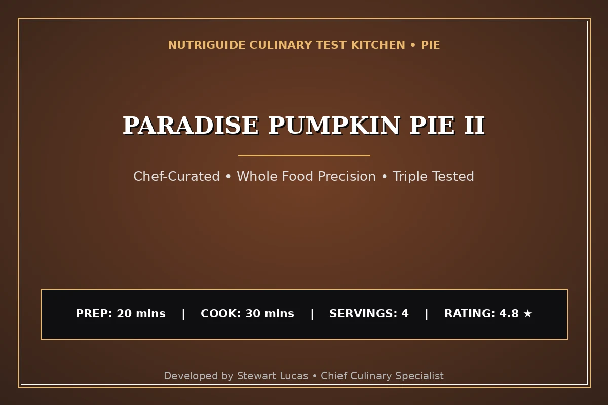 Paradise Pumpkin Pie Ii