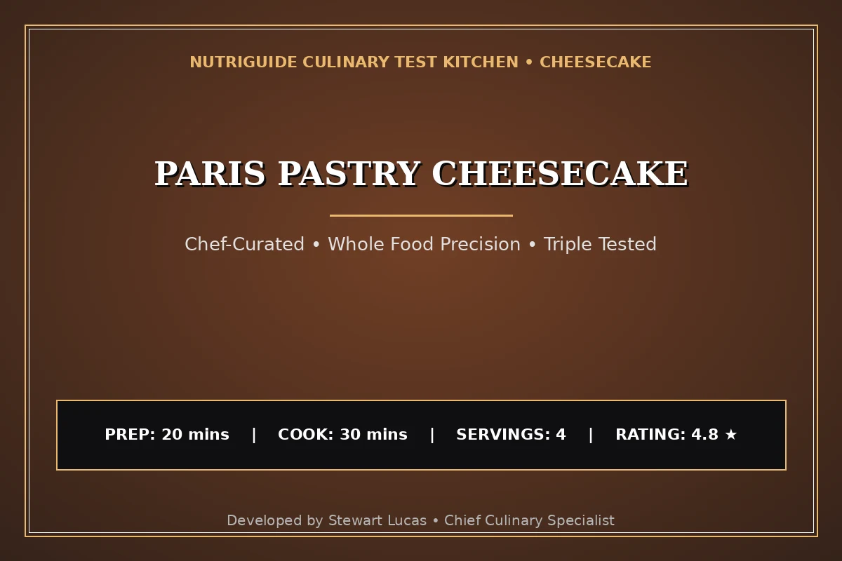 Paris Pastry Cheesecake