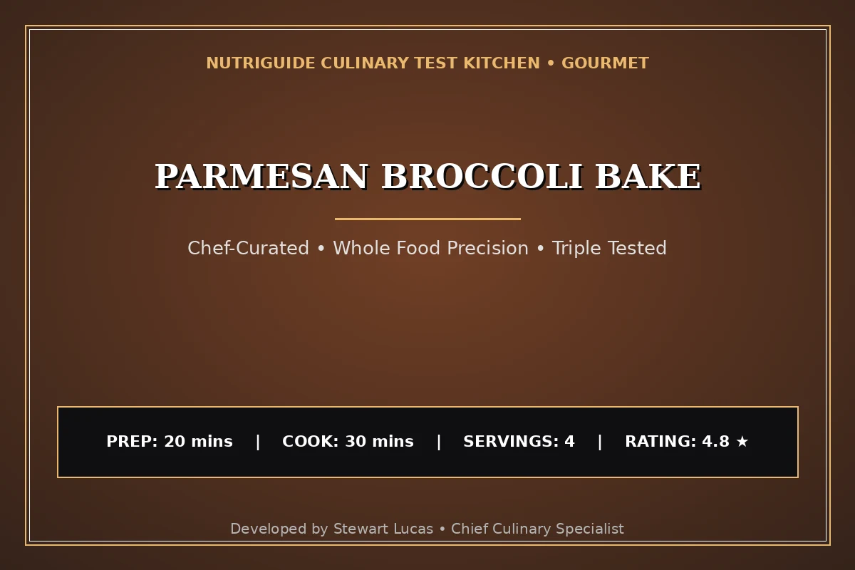 Parmesan Broccoli Bake