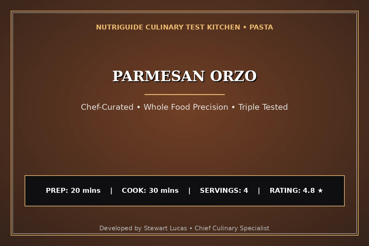 Parmesan Orzo