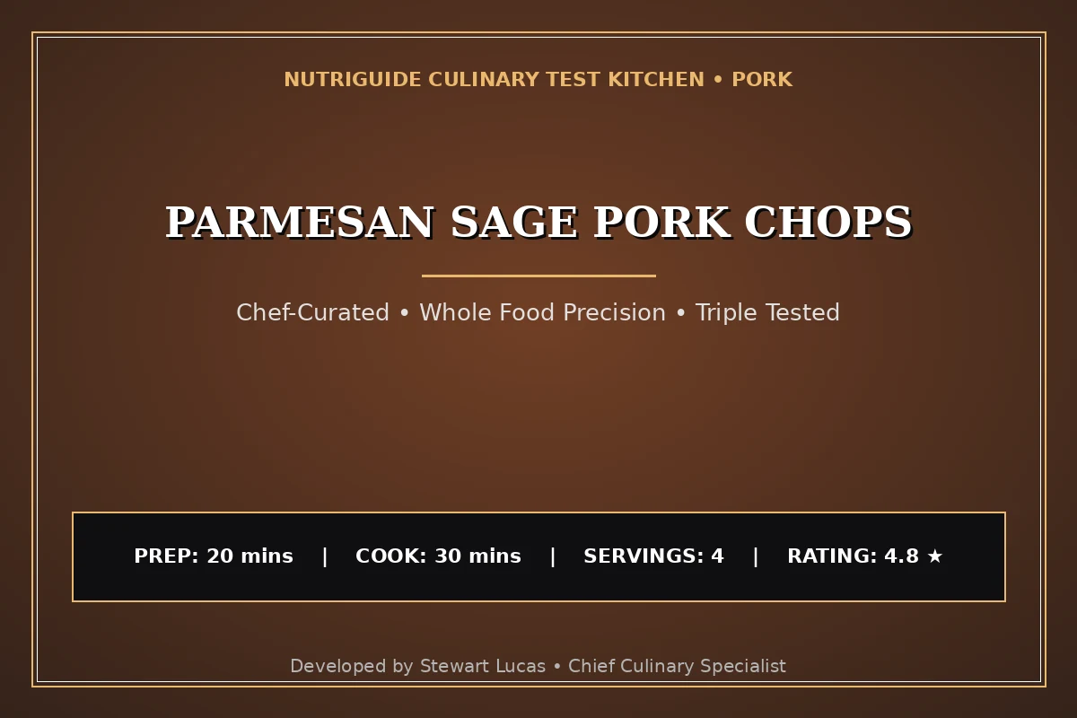 Parmesan Sage Pork Chops