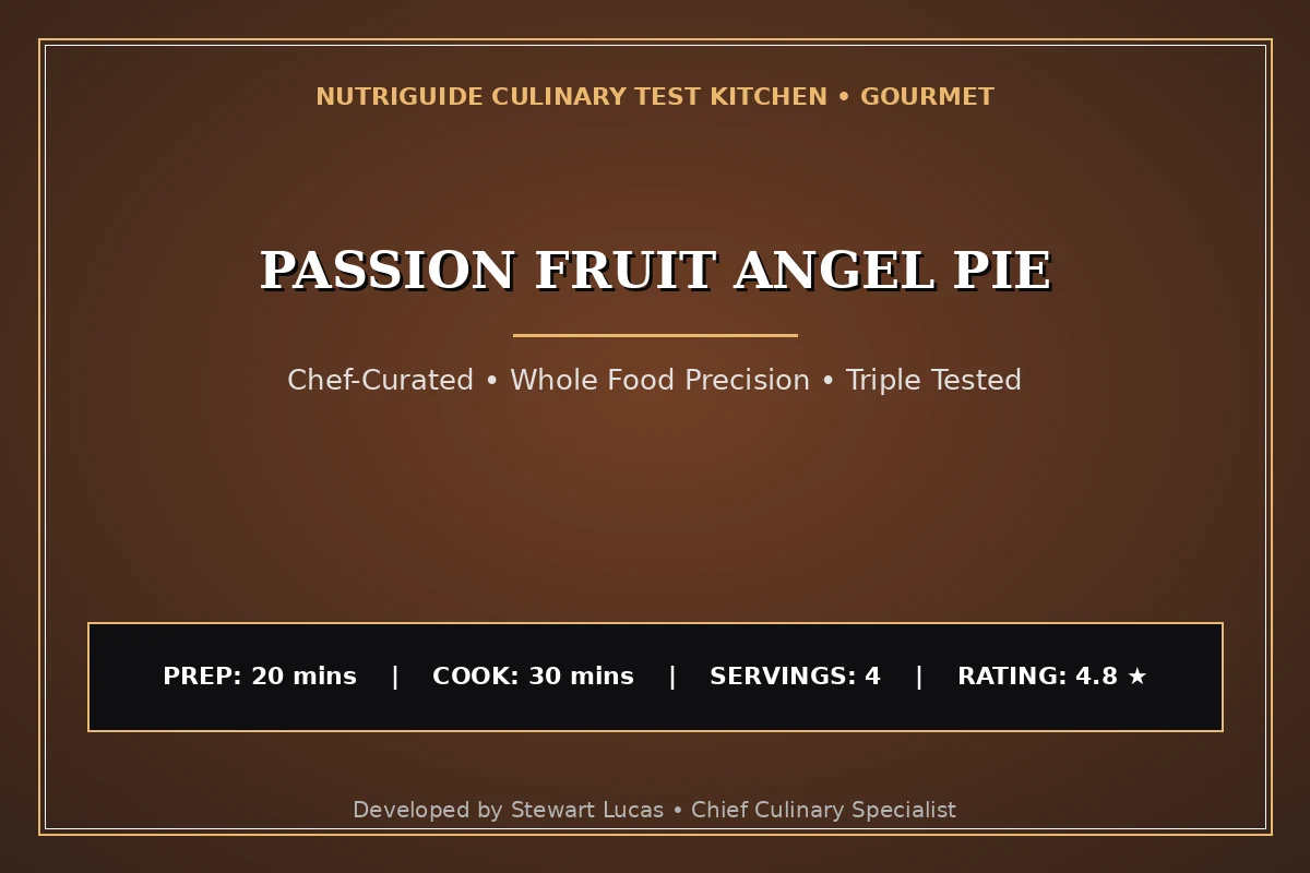 Passion Fruit Angel Pie
