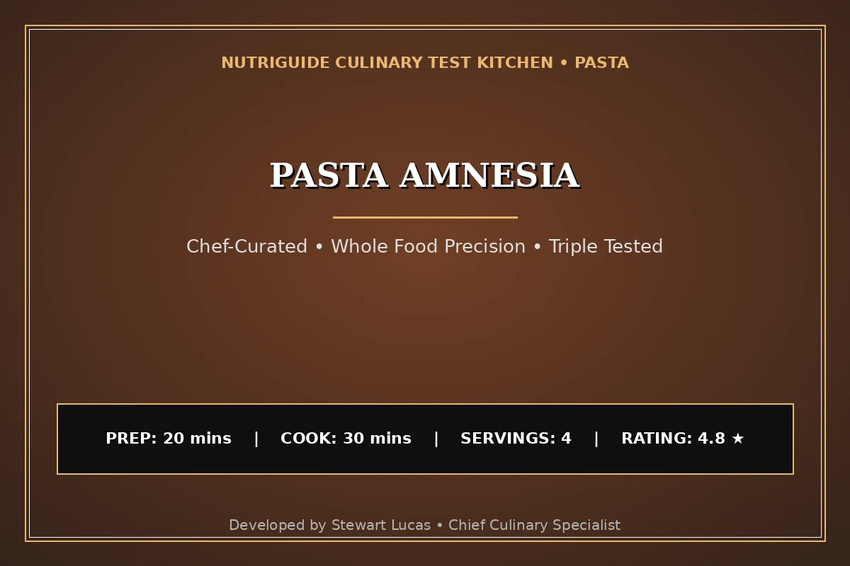 Pasta Amnesia