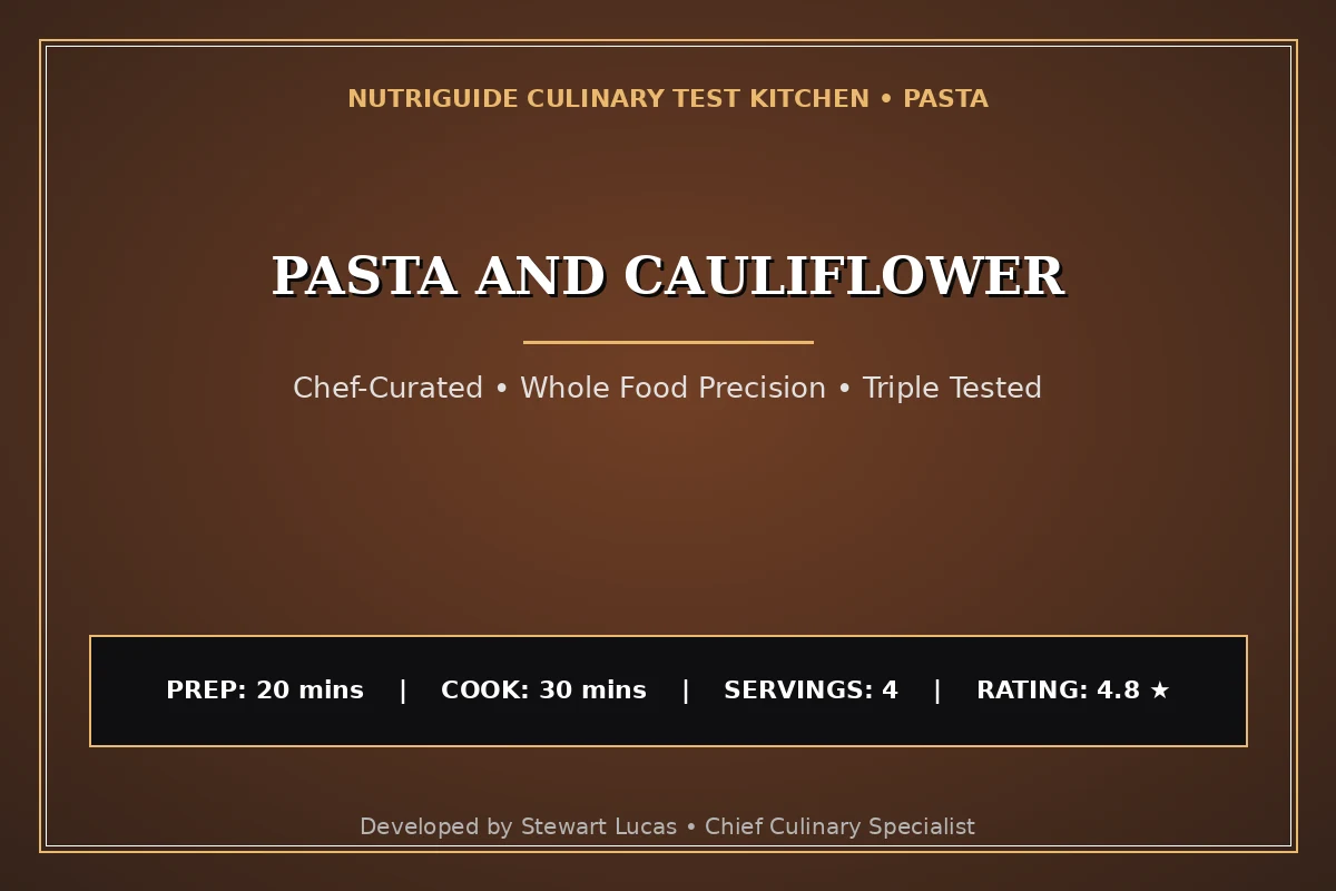 Pasta And Cauliflower