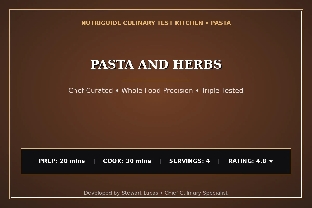 Pasta And Herbs