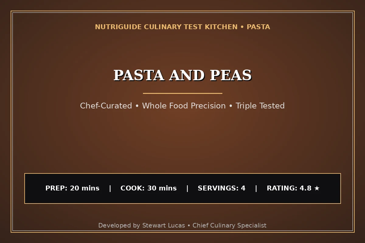 Pasta And Peas
