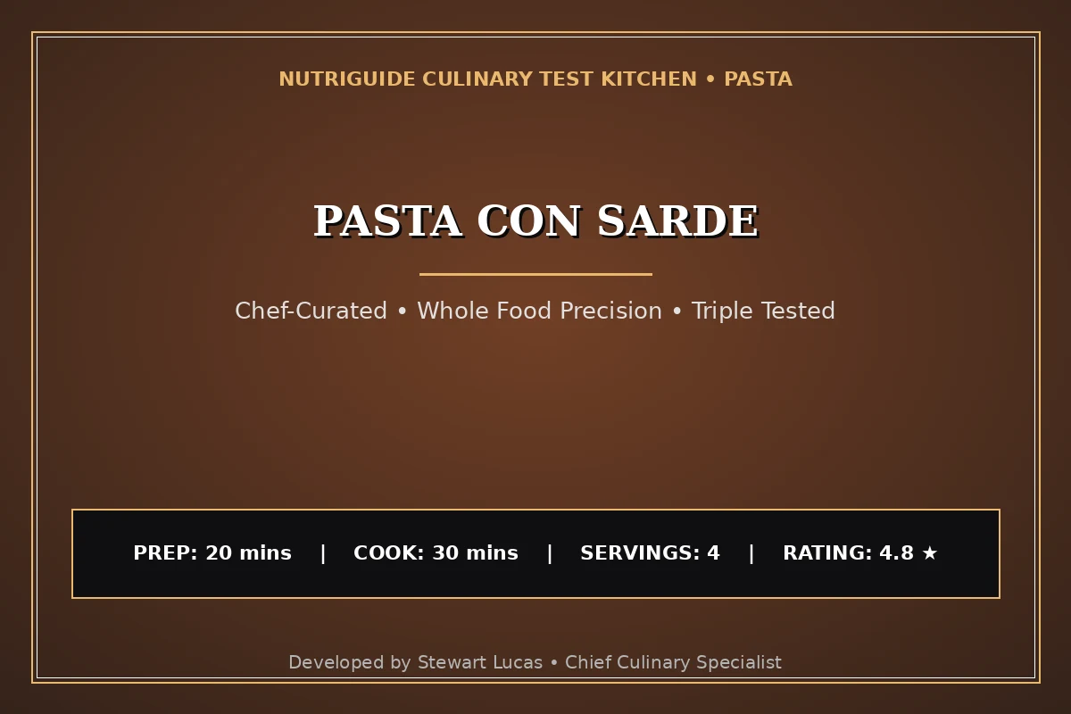 Pasta Con Sarde