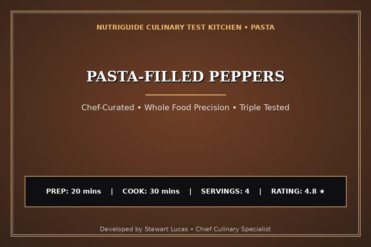 Pasta-Filled Peppers