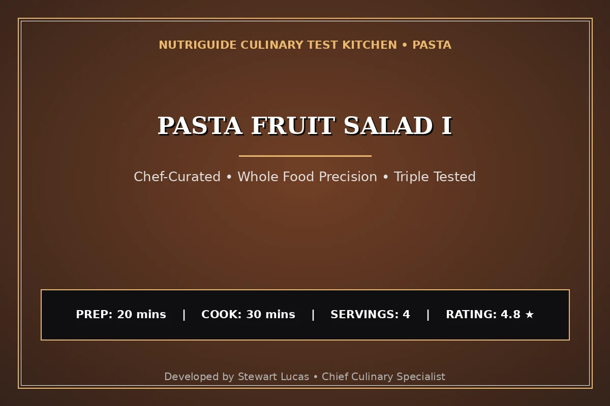 Pasta Fruit Salad I