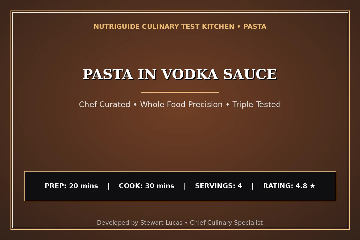 Pasta In Vodka Sauce