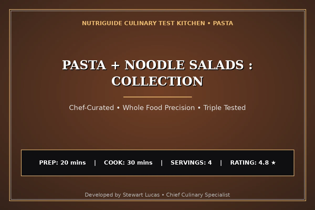Pasta + Noodle Salads : Collection