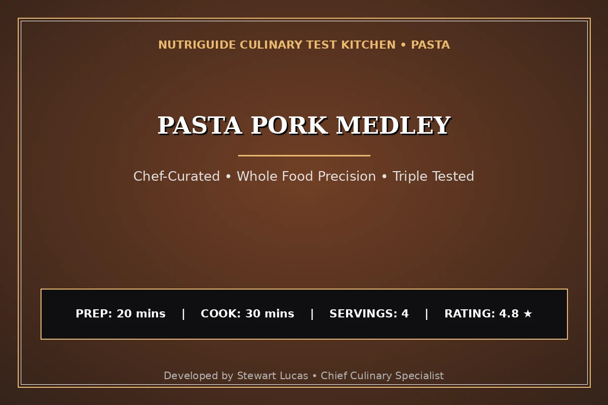 Pasta Pork Medley