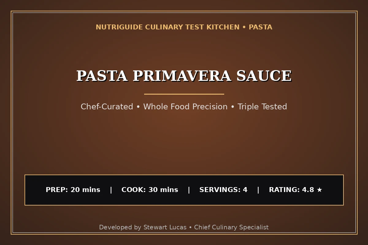 Pasta Primavera Sauce