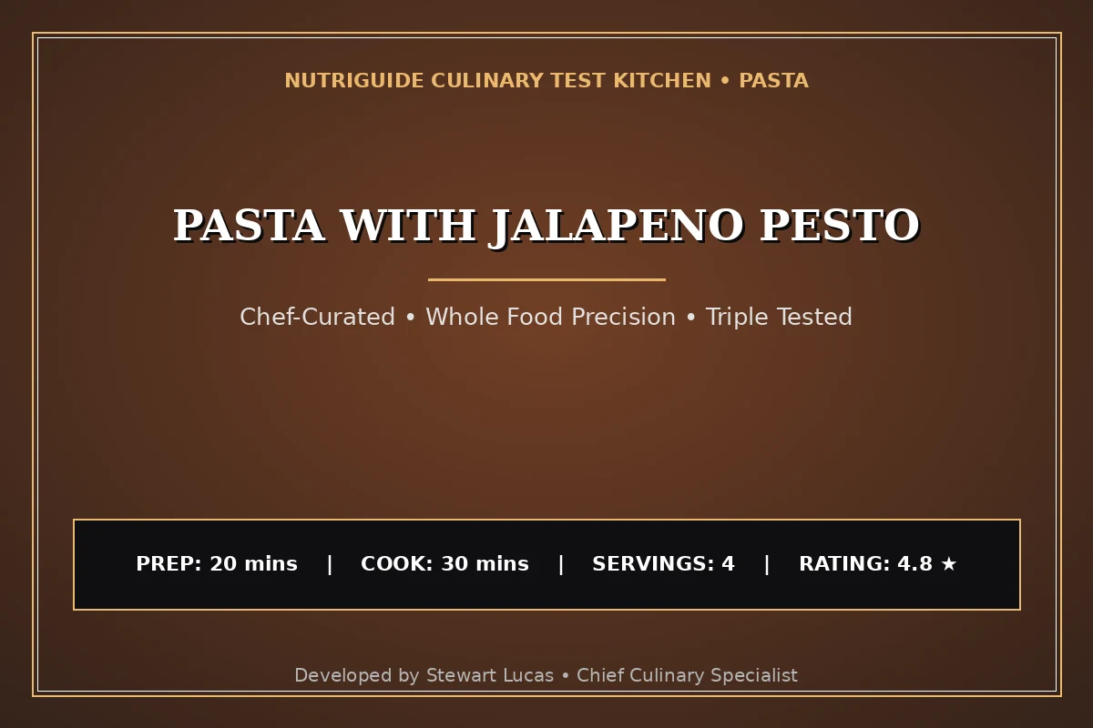 Pasta With Jalapeno Pesto
