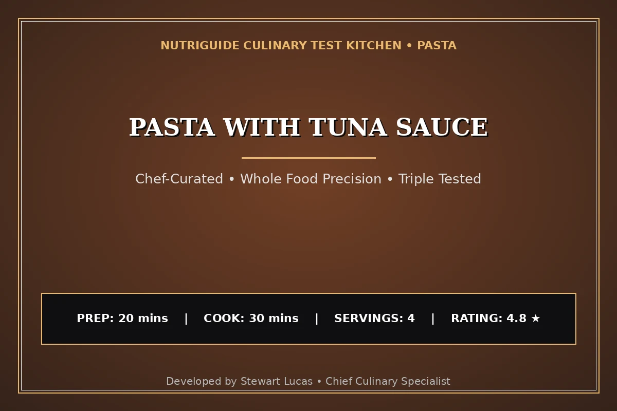 Pasta With Tuna Sauce