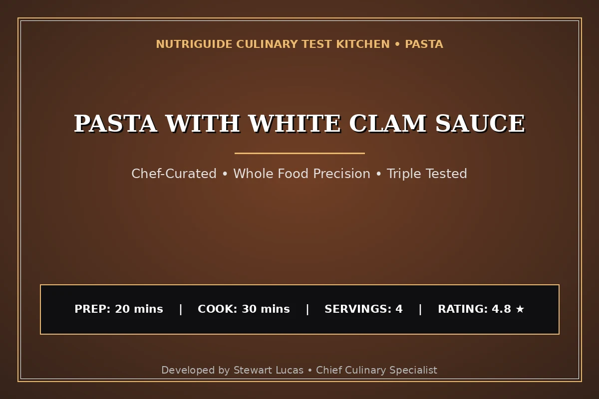 Pasta With White Clam Sauce