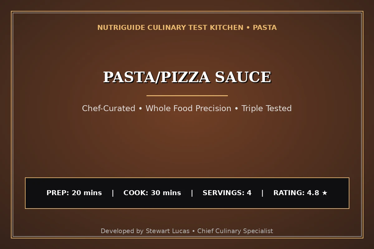 Pasta/Pizza Sauce
