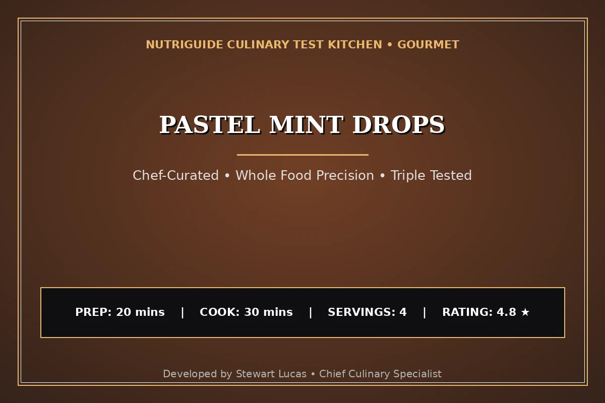 Pastel Mint Drops