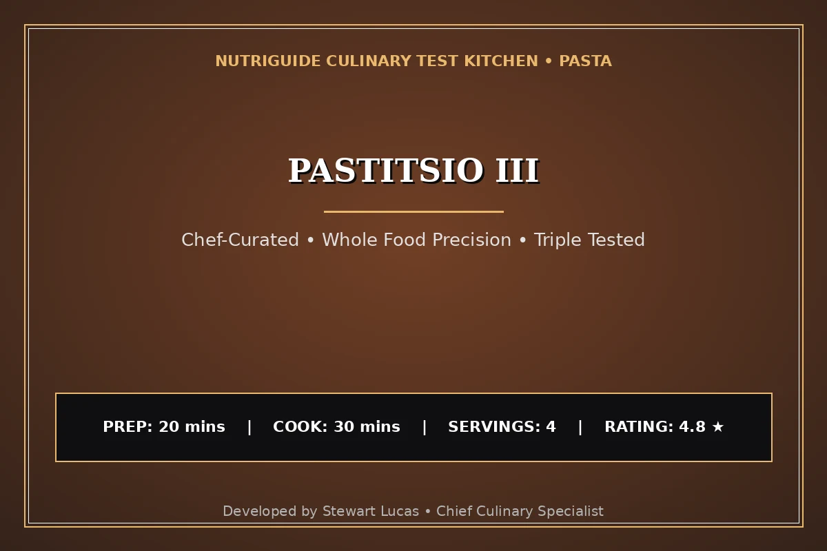 Pastitsio Iii