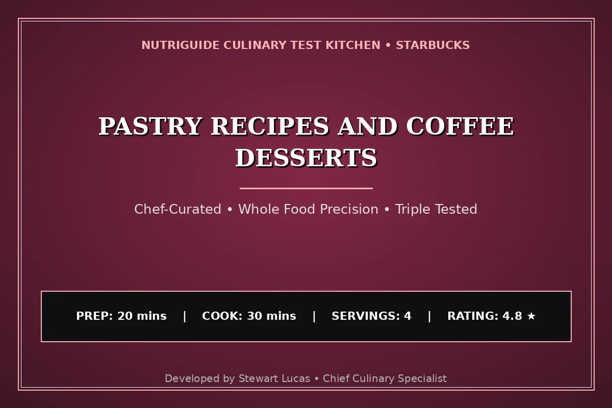 Pastry Recipes And Coffee Desserts