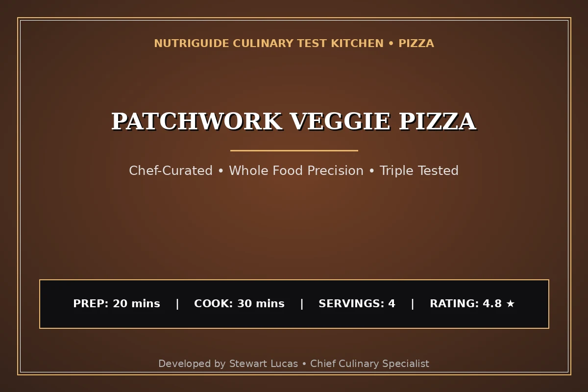 Patchwork Veggie Pizza