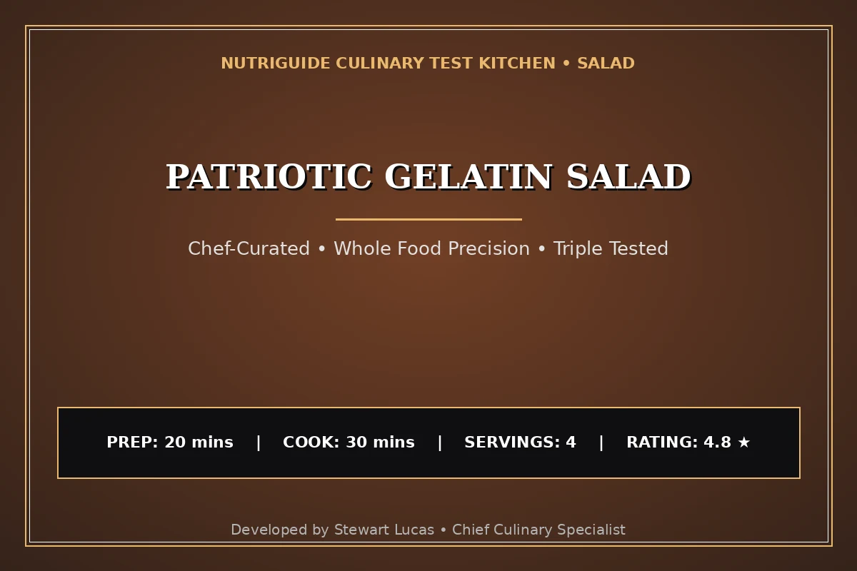 Patriotic Gelatin Salad